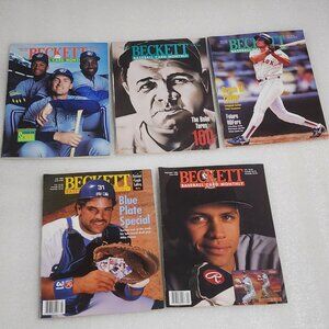 Beckett Baseball Card Monthly Magazine Lot 5 issues Mike Piazza Alex Rodriguez